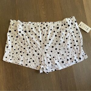 White Polka Dot Shorts